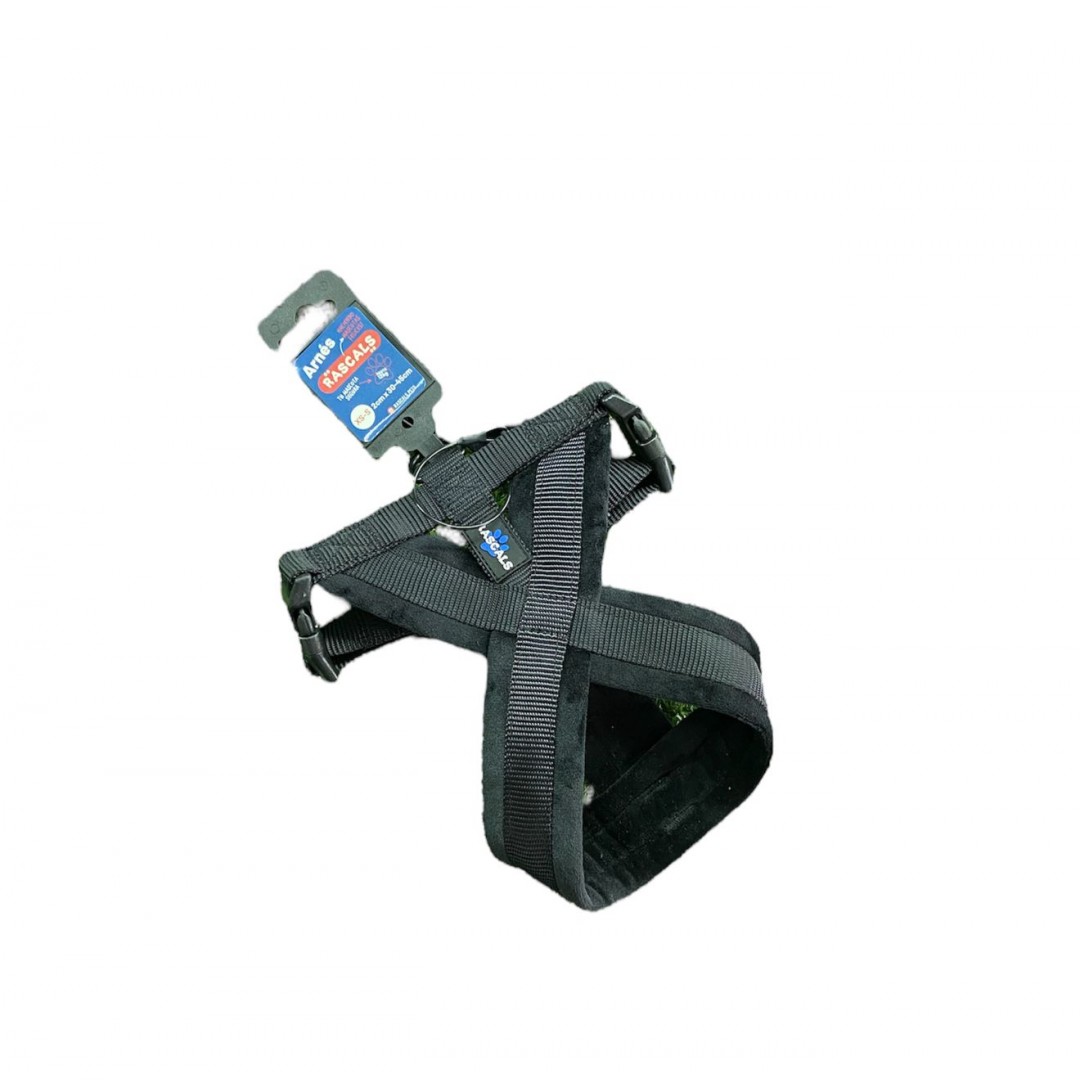 arnes-perro-premium-acolchado-xs-s-negro